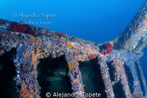 Colorfull wreck, La Paz Mexico by Alejandro Topete 